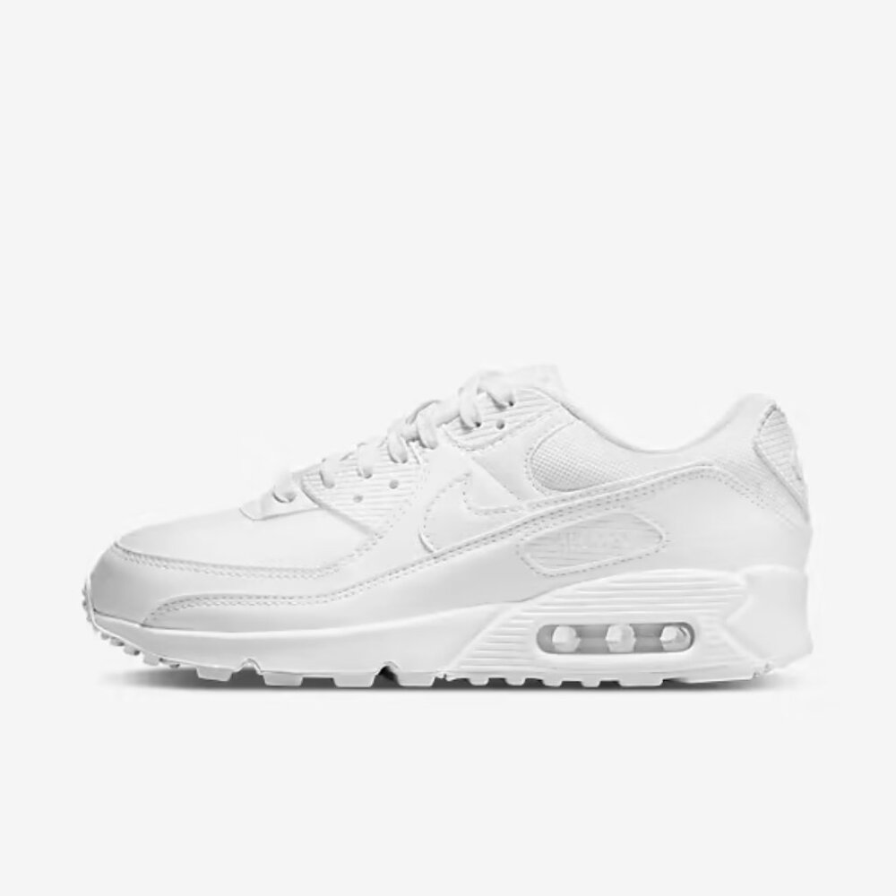 Nike Women's‎ White Air Max 90 DH8010-100 Low Top Athletic Sneaker Size 8.5